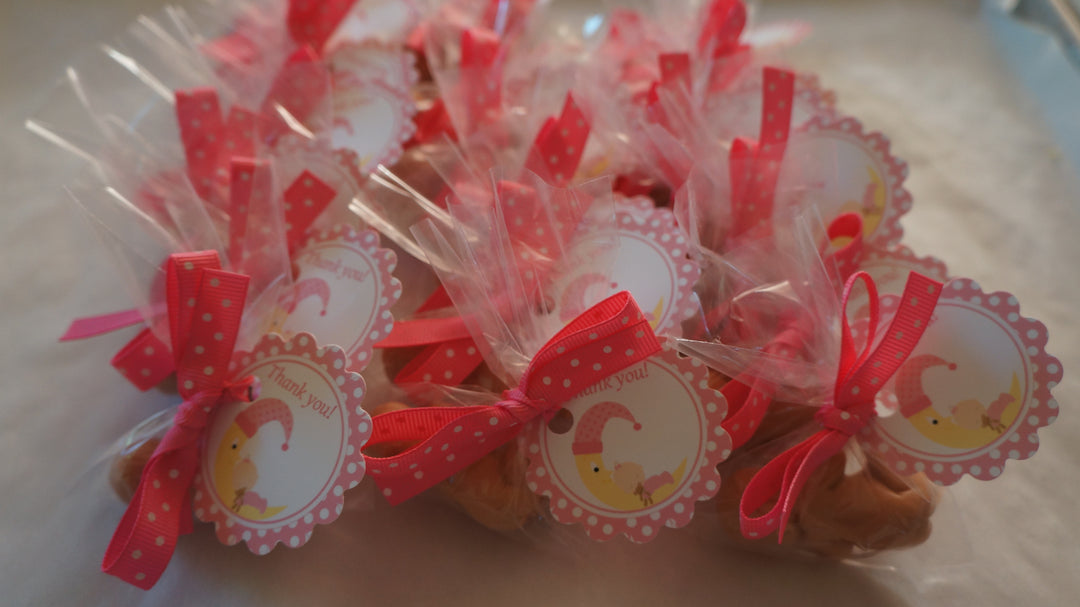 10 Sleeping Baby Girl Soap Favors - Baptism Favor,  Baby Shower Favor