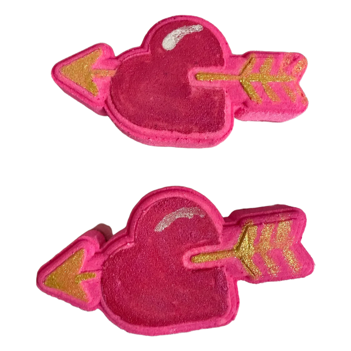 Heart Arrow  Bath Bomb Hawaiian Plumeria Scented