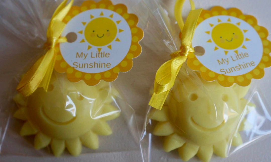 10 Sun Soap Party Favors- Little Sunshine