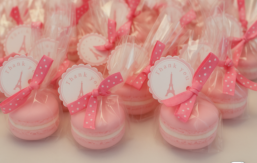 10 Frenck Macaroon Soap Favors