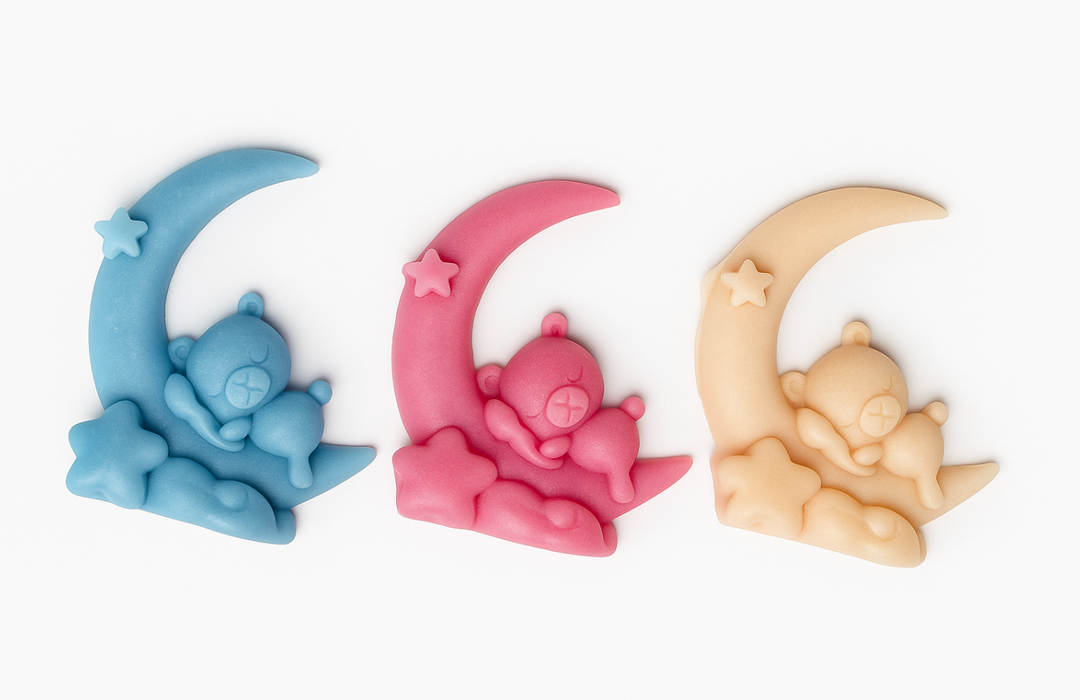 10 Bear on Moon Soap Favors