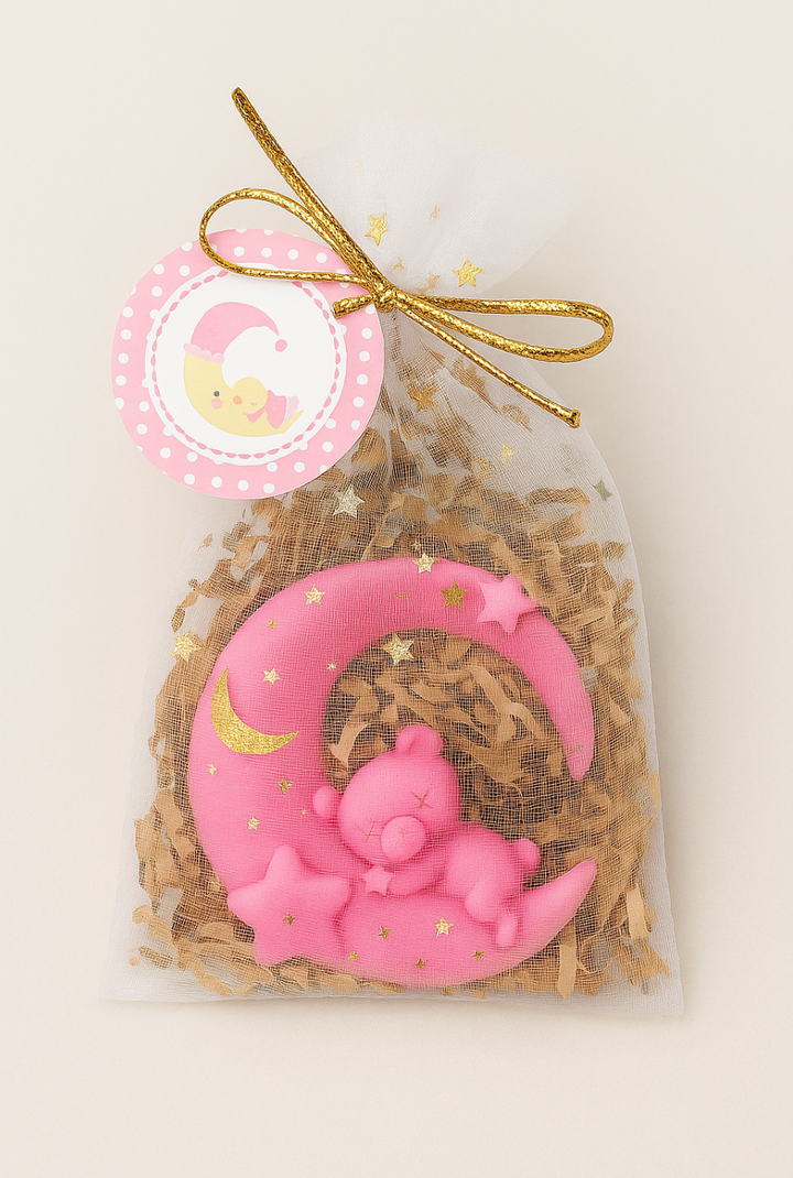 10 Bear on Moon Soap Favors