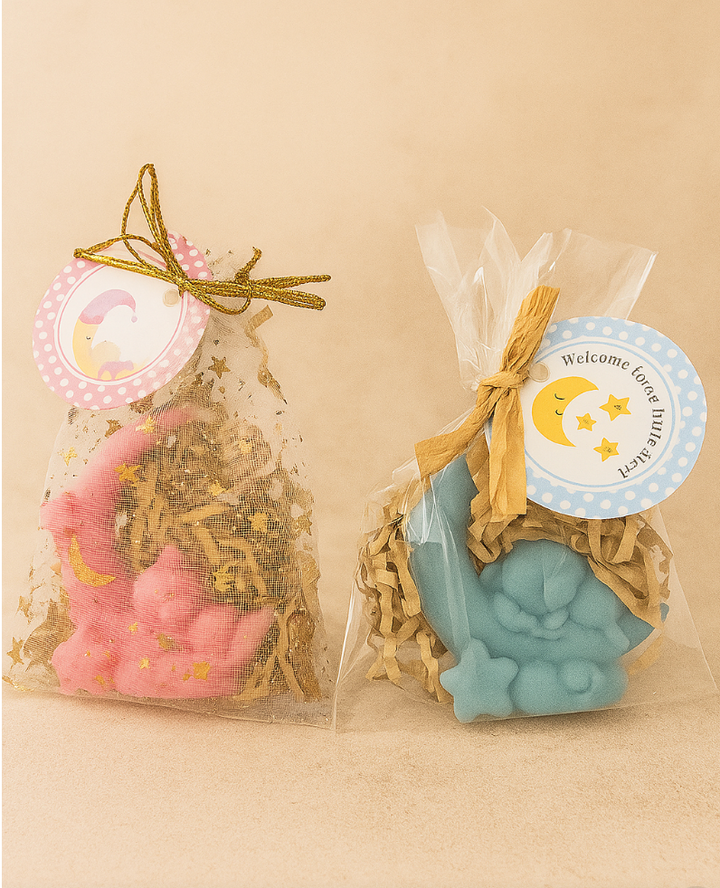 10 Bear on Moon Soap Favors